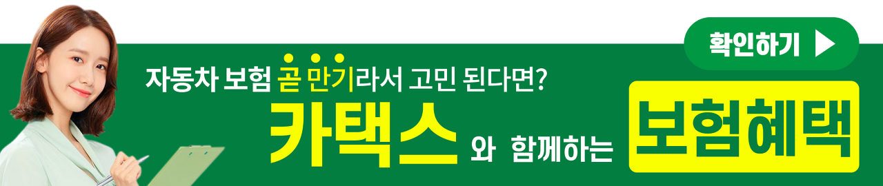 카택스자동차보험배너