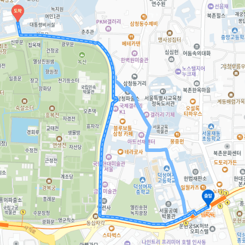 다음지도 빠른길찾기 (PC 및 모바일)