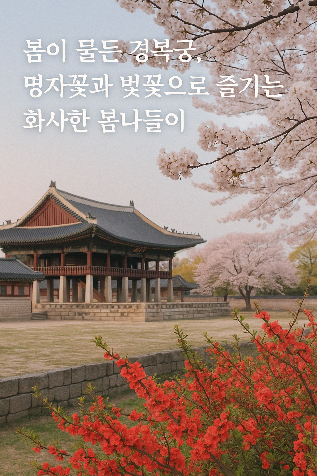 봄꽃 고궁 나들이