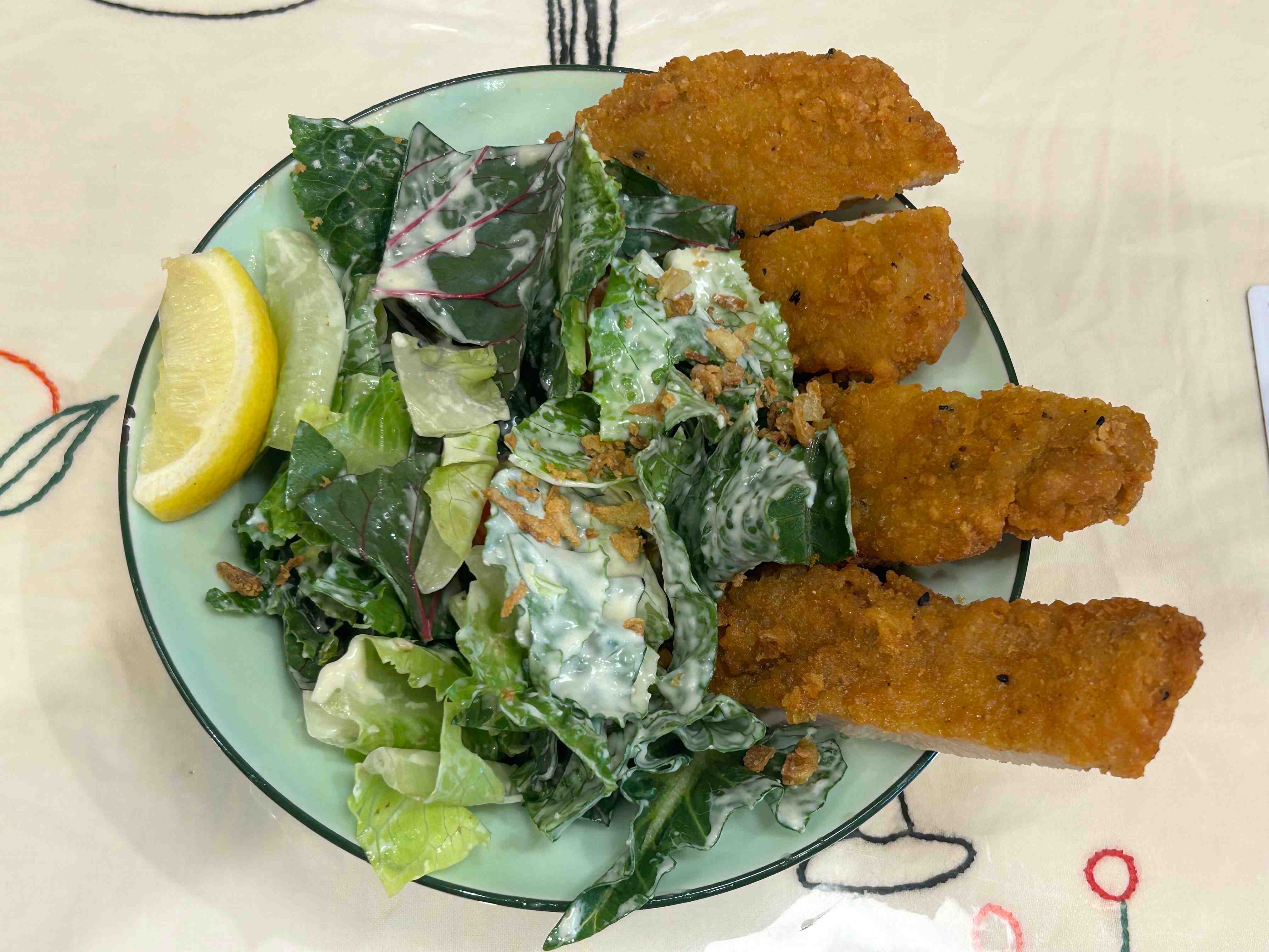 쌤쌤쌤 치킨 시저 샐러드