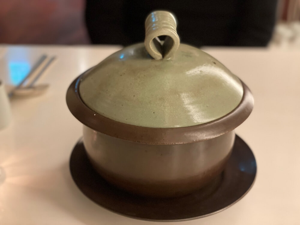 미쉐린 3스타 가온 - 마무리 코스 버섯솥밥