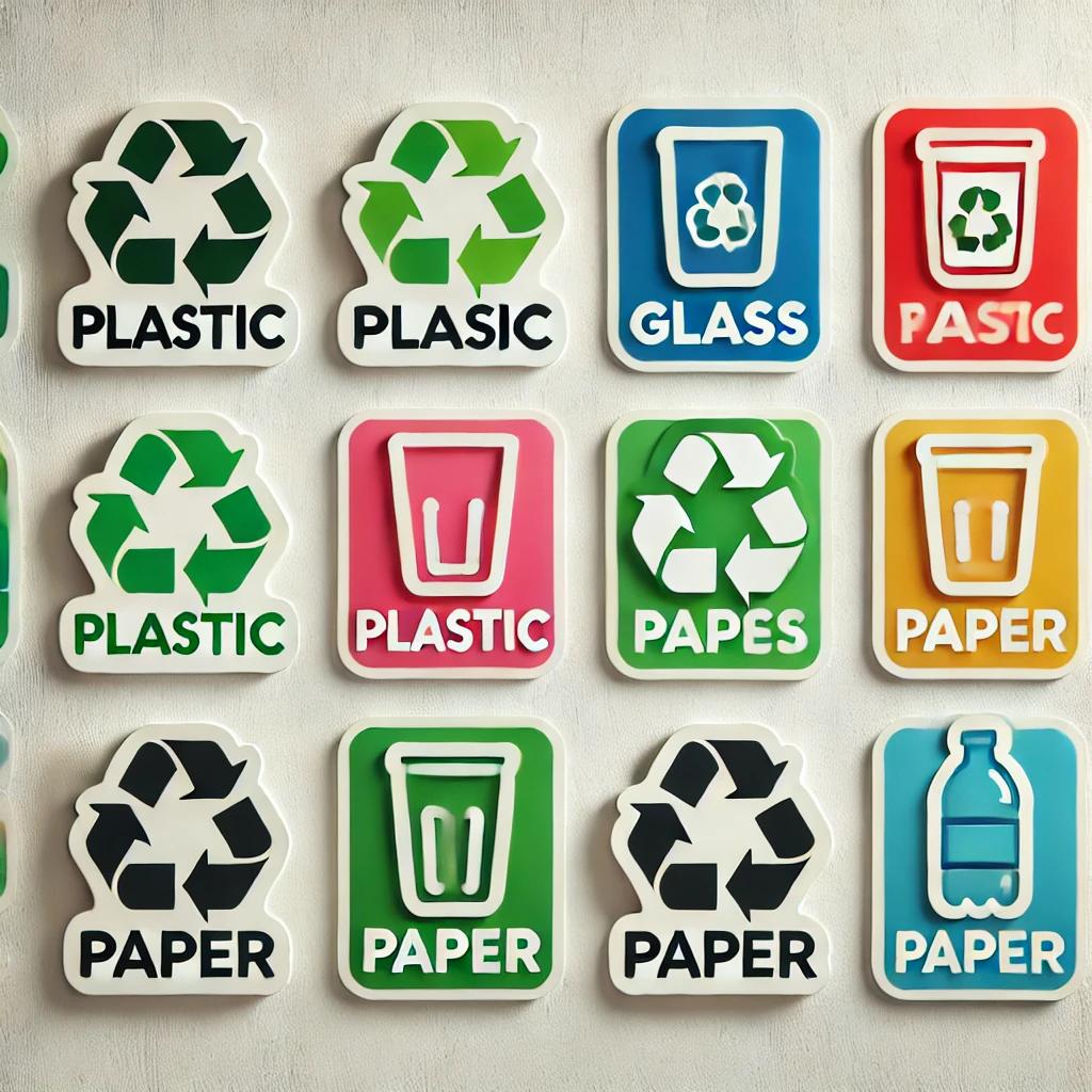 분리수거 스티커