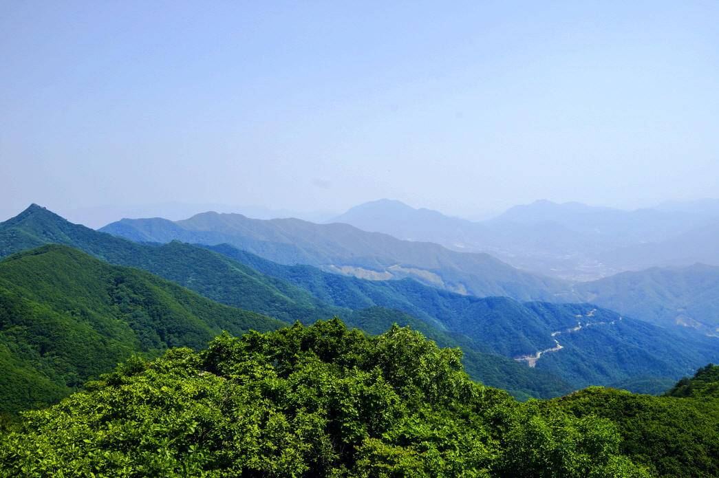 한국 명산 충북 영동 민주지산 등산 mountain hiking