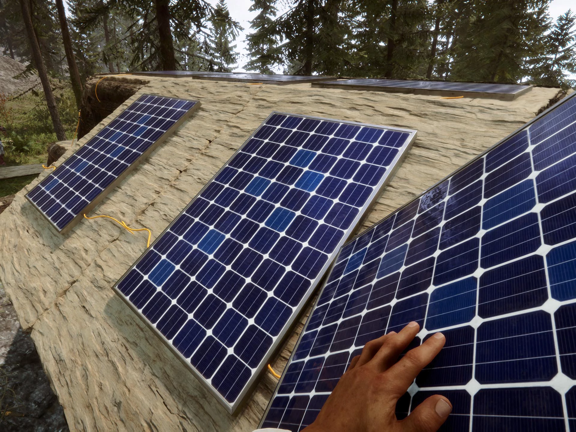 선즈 오브 더 포레스트 태양광 패널