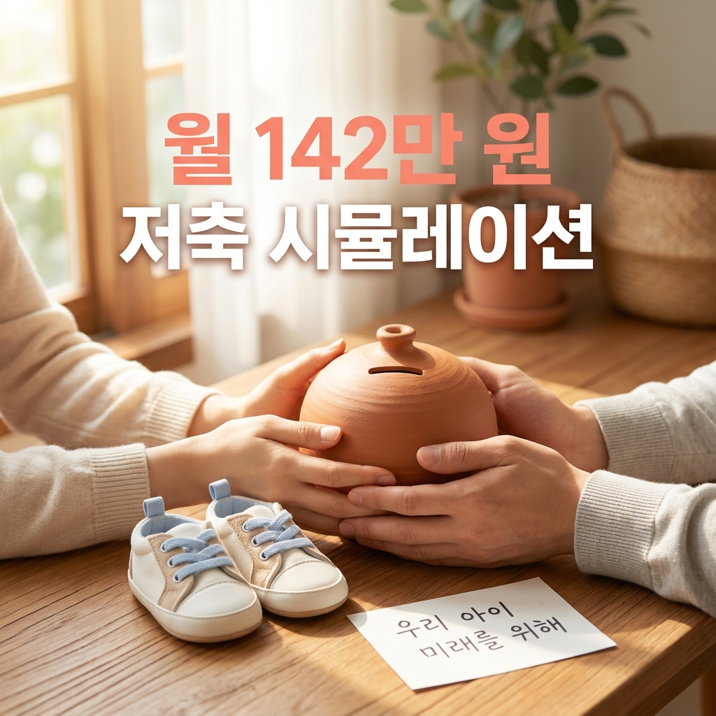 거지맵 활용 육아 가정 월 절약 시뮬레이션 결과