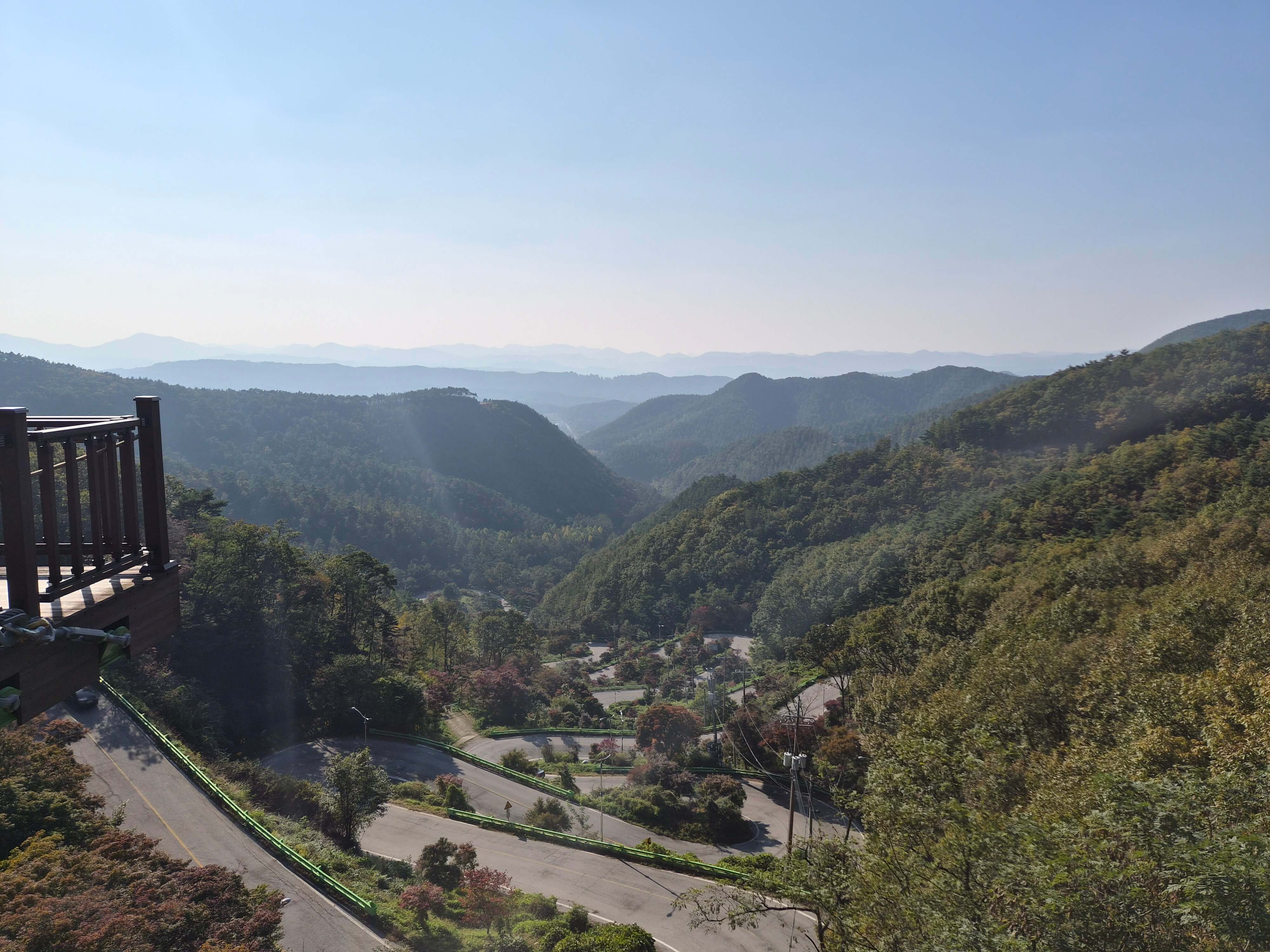 충북 보은 말티재 전망대