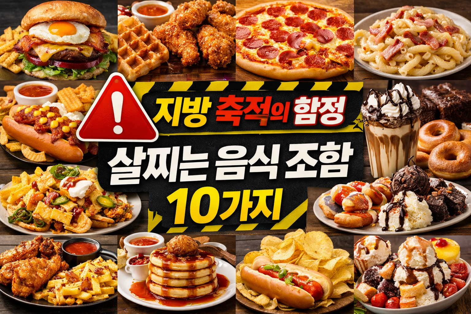 살이 잘 찌는 음식 조합