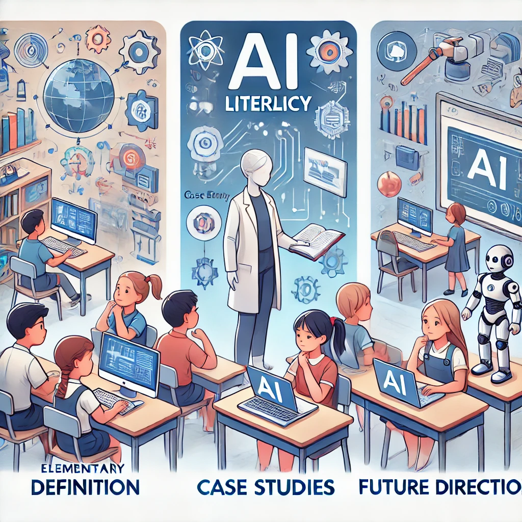 학교에 도입되는 AI 리터러시 관련 이미지
