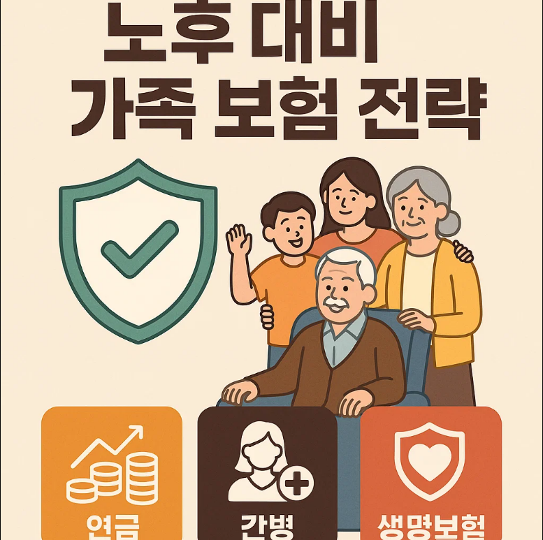 노후 대비 가족 보험 전략 이미지