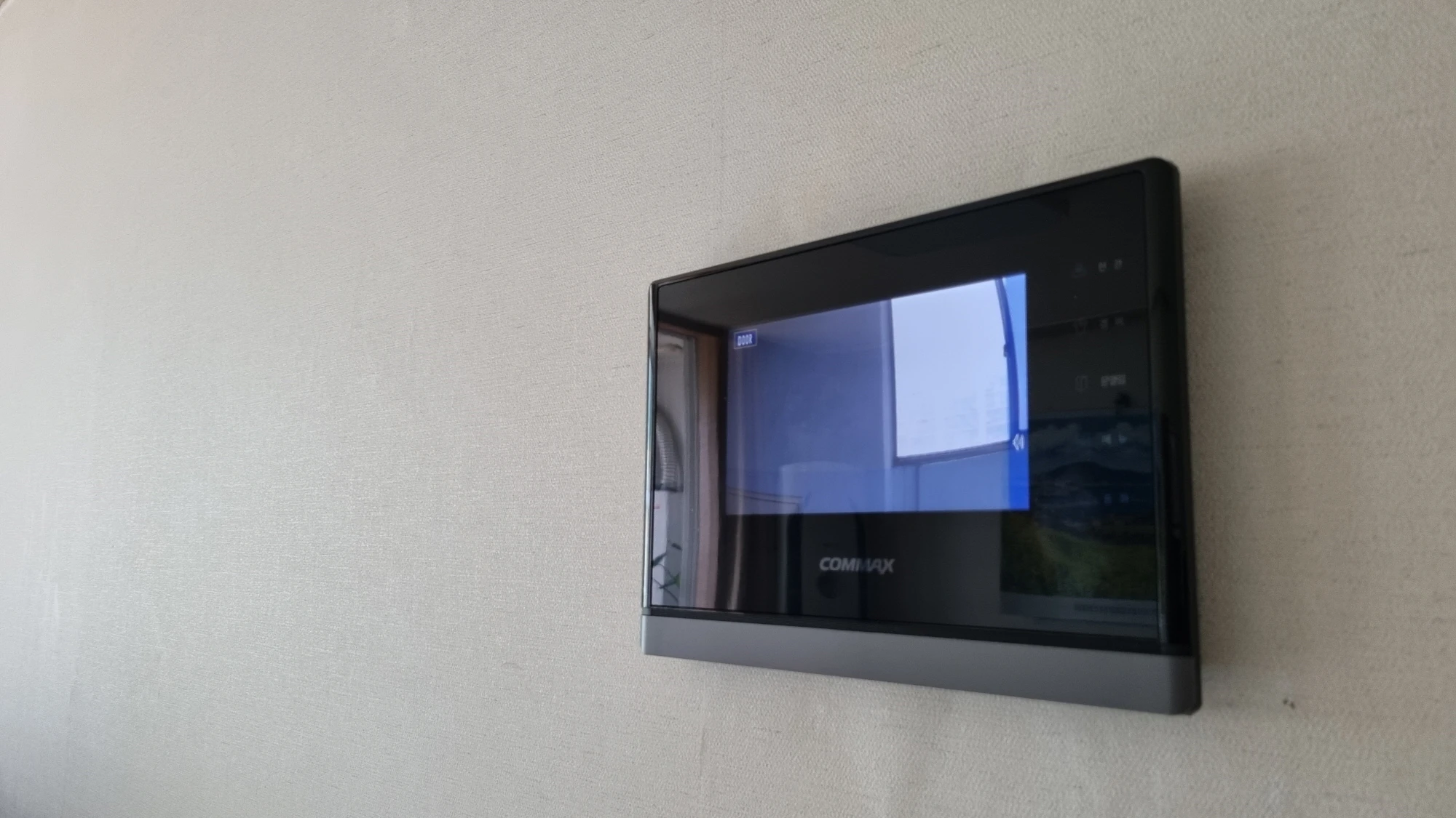 비디오폰 설치 완료 모습