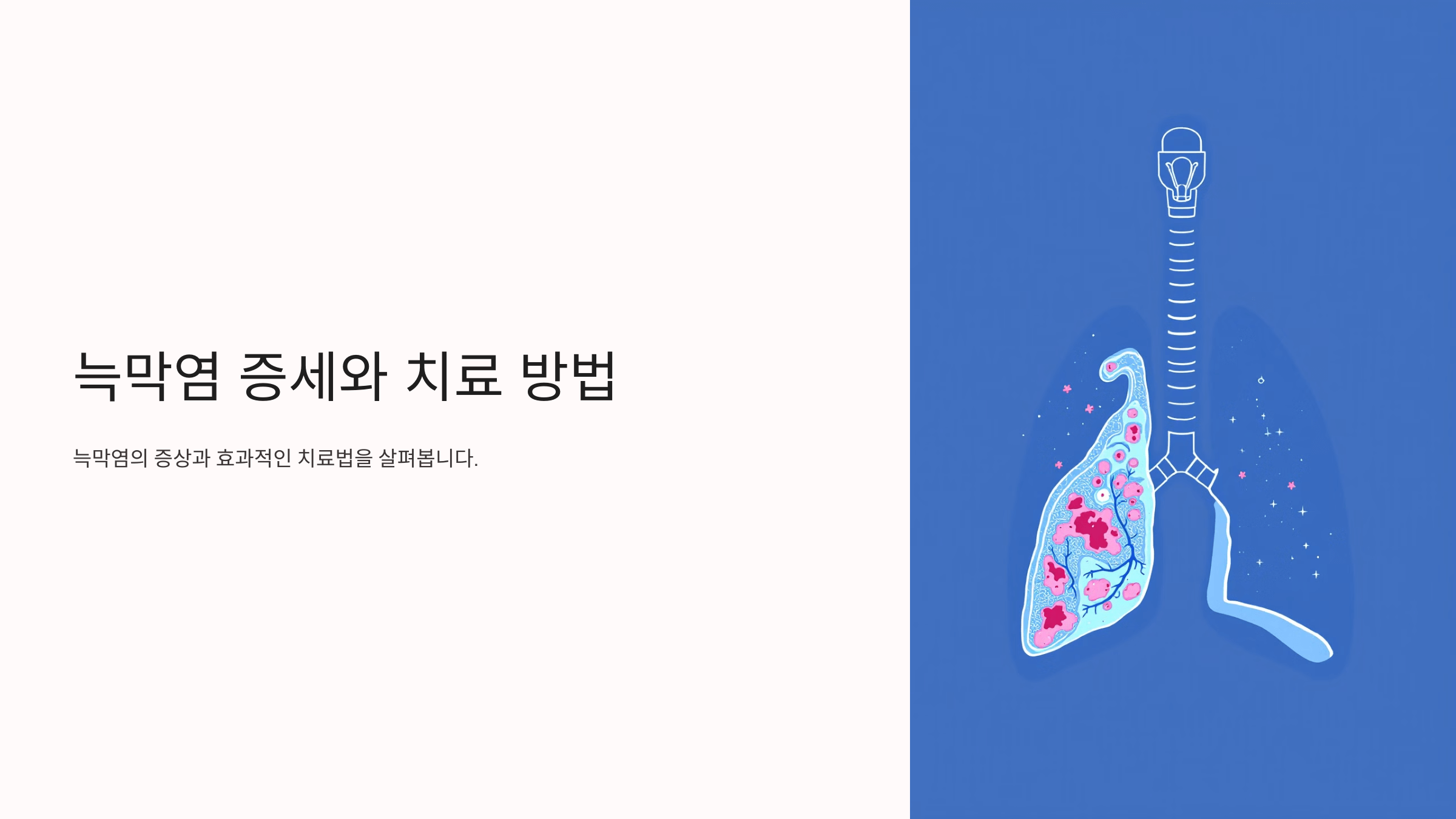 늑막염과 관련된 사진입니다.