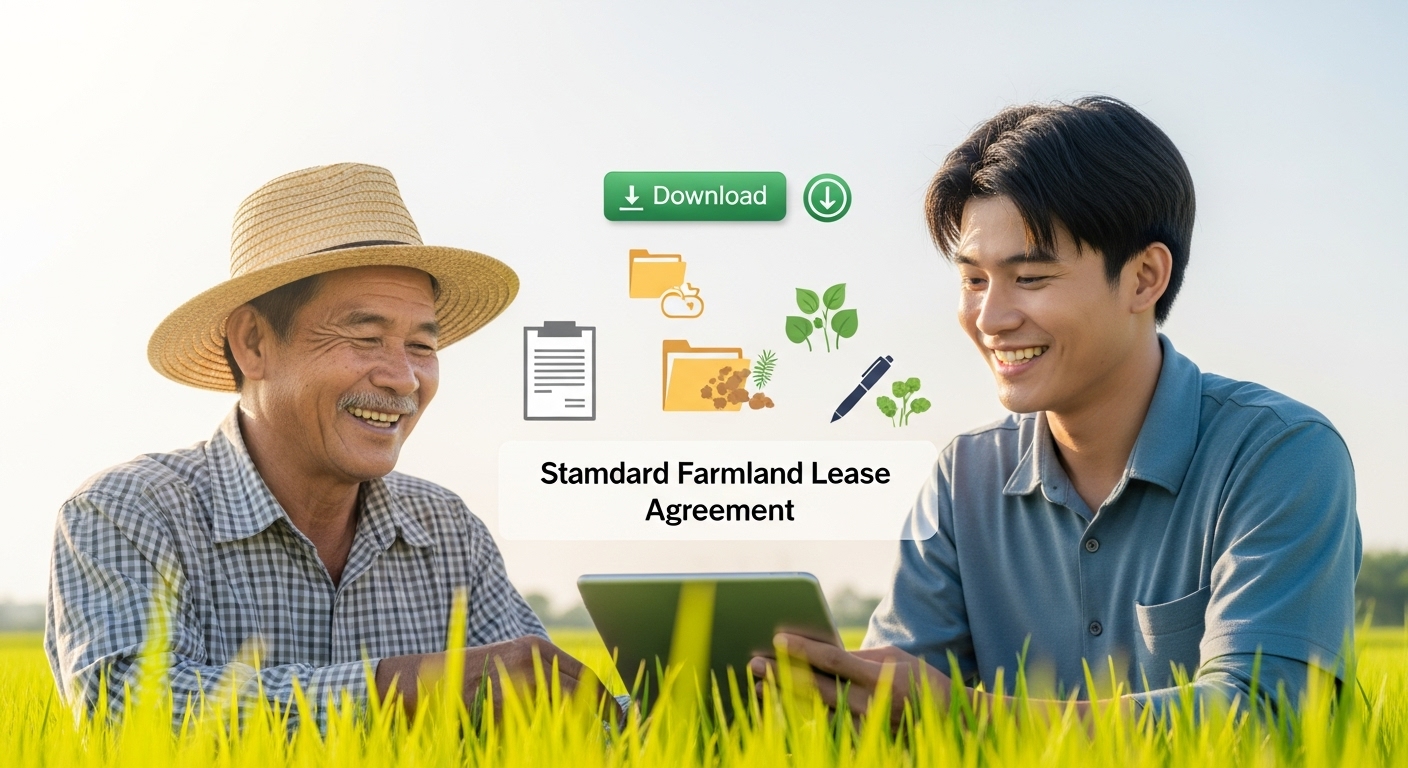 농지 임대차 계약서
