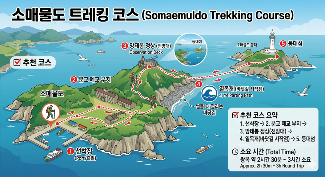 소매물도 바닷길 열리는 시간