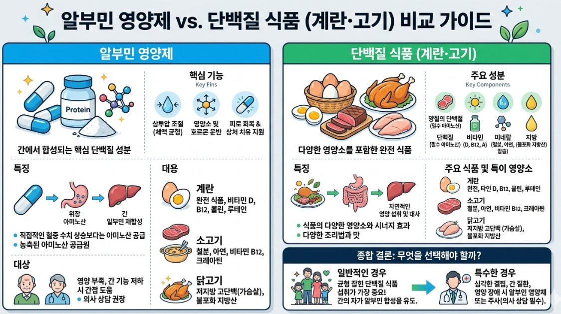 먹는 알부민의 진실 : 단백질 영양제 효과 제대로 알아보기