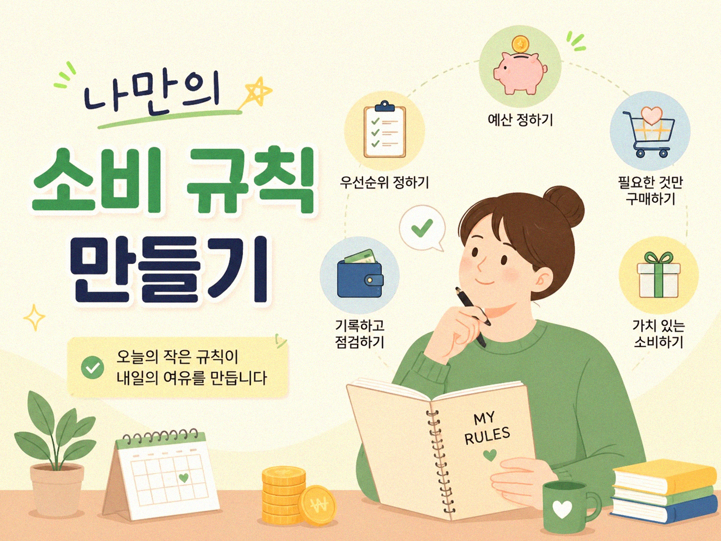 소비 계획표, 매달 작성이 왜 도움이 되는 걸까
