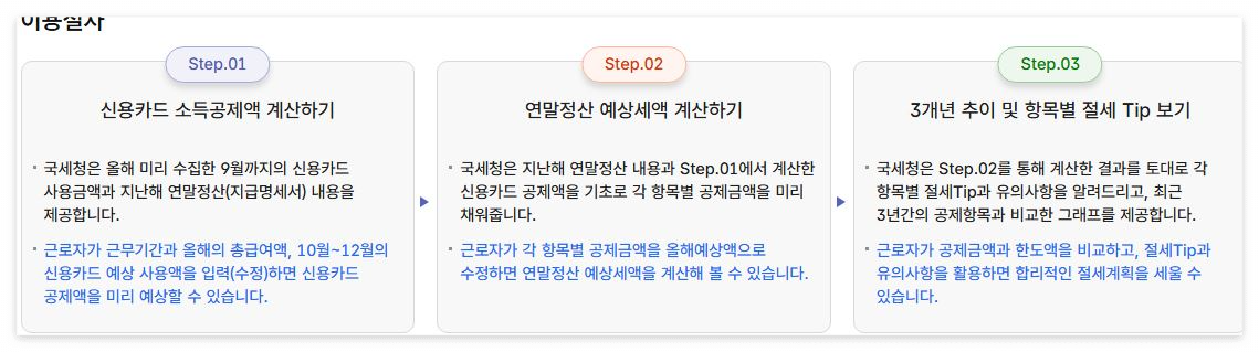 연말정산 미리보기