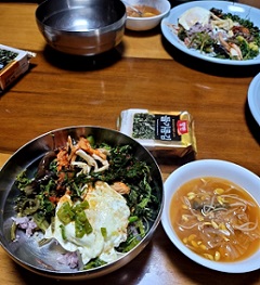 민박집산나물밥상