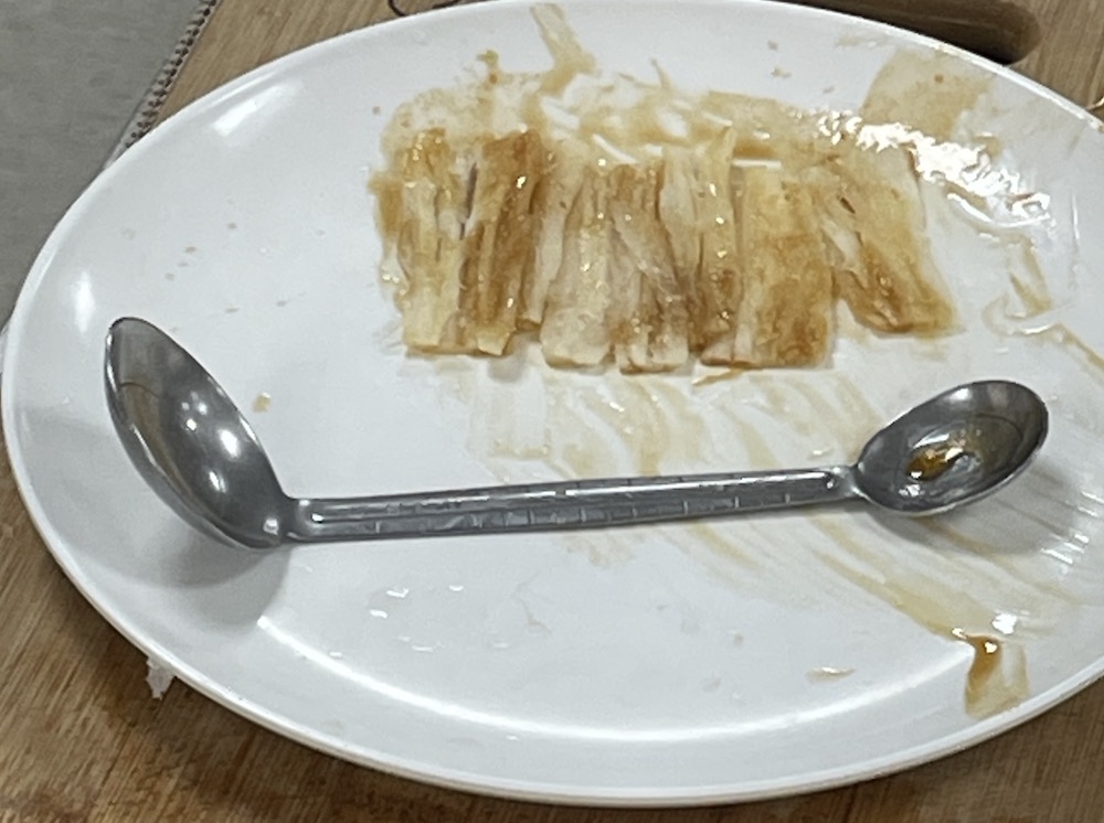 한식조리기능사 실기시험 준비 - 더덕구이 - 유장 처리