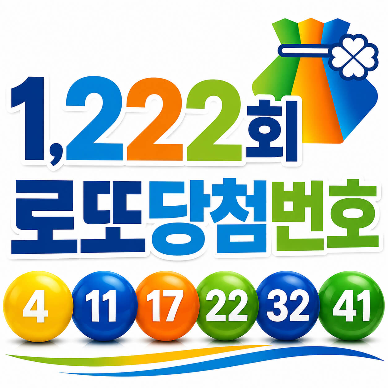 1,222회 로또 당첨 번호