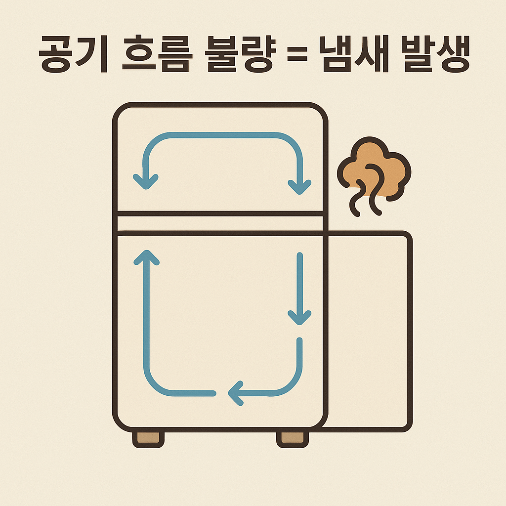 냉장고 냄새의 70%는 ‘공기 흐름 불량’이 만든다