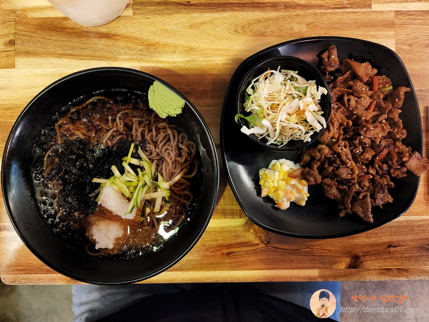 냉모밀 + 불백