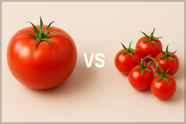 토마토 vs 방울 토마토 비교