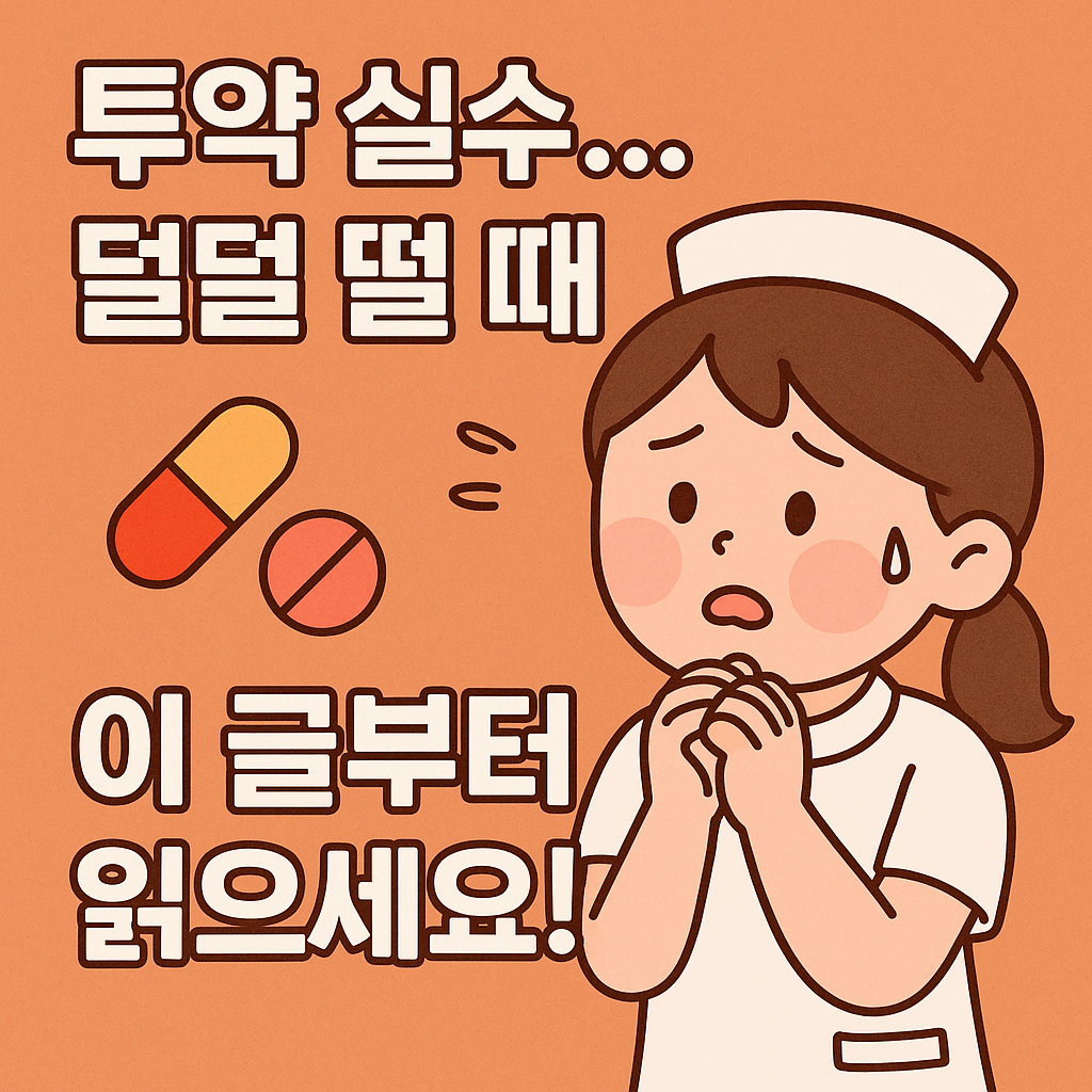 약물 투여 실수 상황별 대처법! 간호사의 실무 생존 가이드