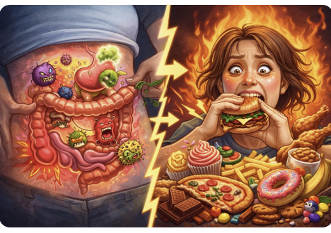 장건강이 무너지면 식욕이 폭발하는 이유｜과식&middot;단 음식 욕구의 진짜 원인 관련 사진