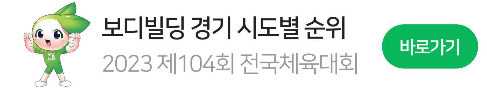 전국체전 보디빌딩 마스코트1