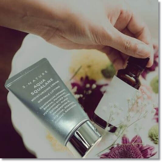 스쿠알렌 음식과 보충제, 화장품