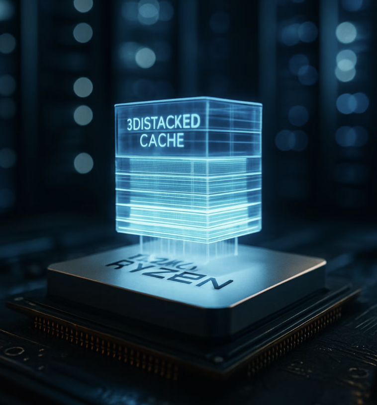 게임의 왕좌, AMD의 3D V-캐시 기술