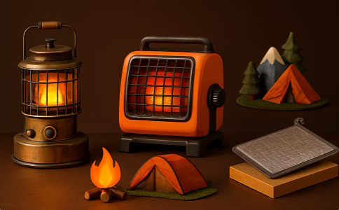 캠핑 난방 관련 이미지
