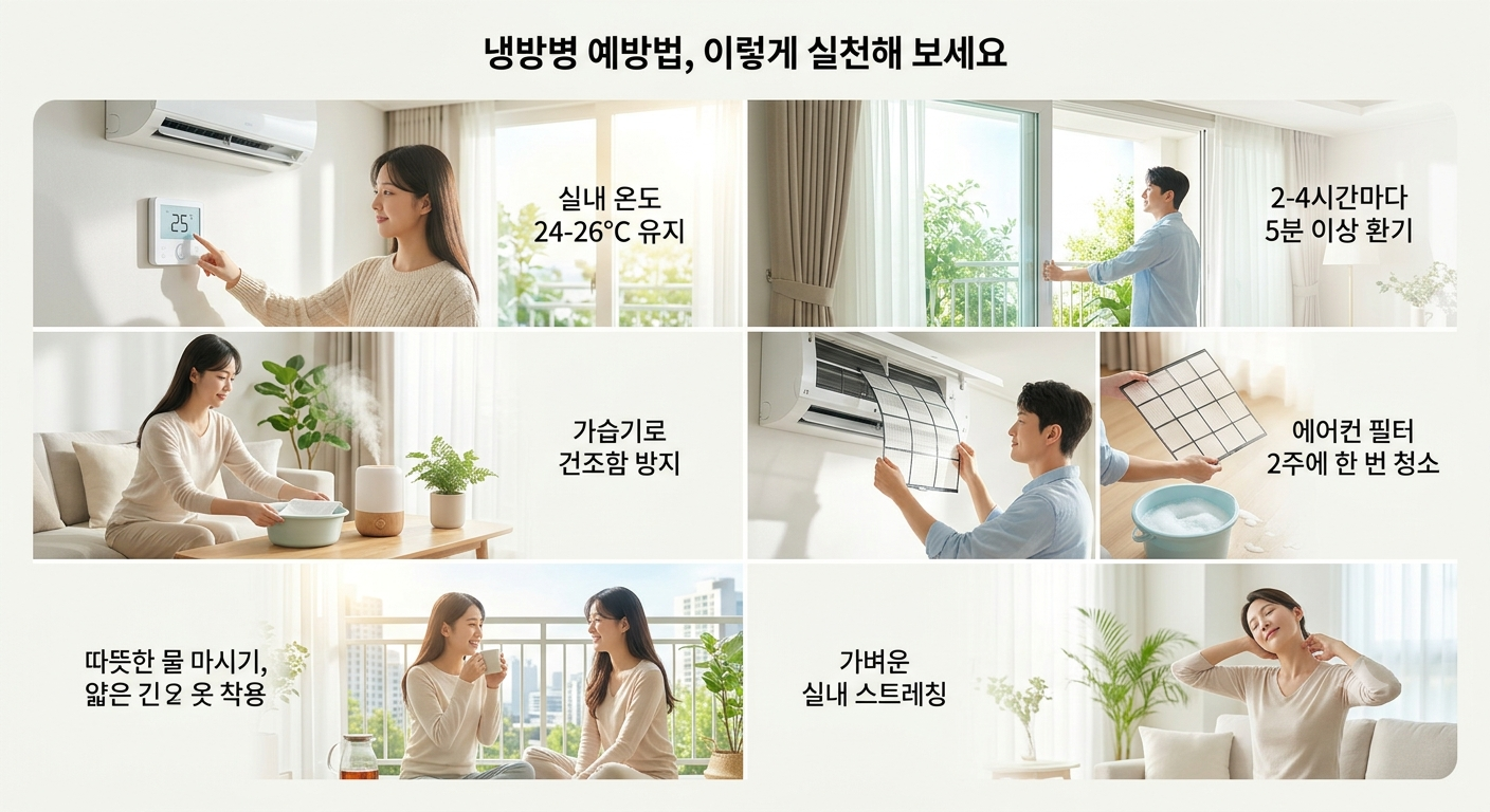 냉방병 증상