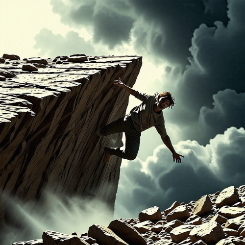 절벽에서떨어지는꿈