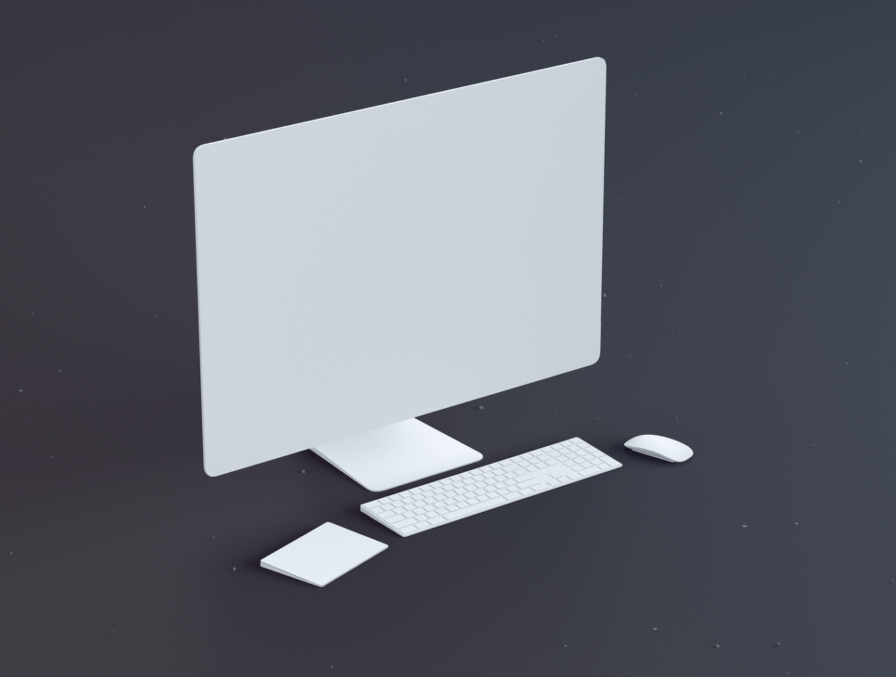 iMac Pro perspective mockups for Sketch & Photoshop 4K(Sketch & Photoshop 4K용 iMac Pro 투시 목업)