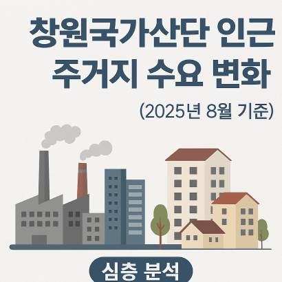 창원국가산단 인근 부동산 수요 변화 분석 (2025년 8월 최신판)