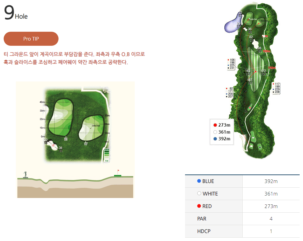 그랜드 컨트리클럽 동코스 9