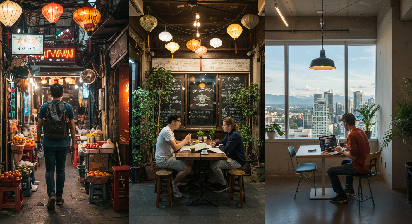 20대 남자 혼자 배낭 여행: 예산별 추천 도시와 현지에서 경비 조달 방법에 관한 이미지