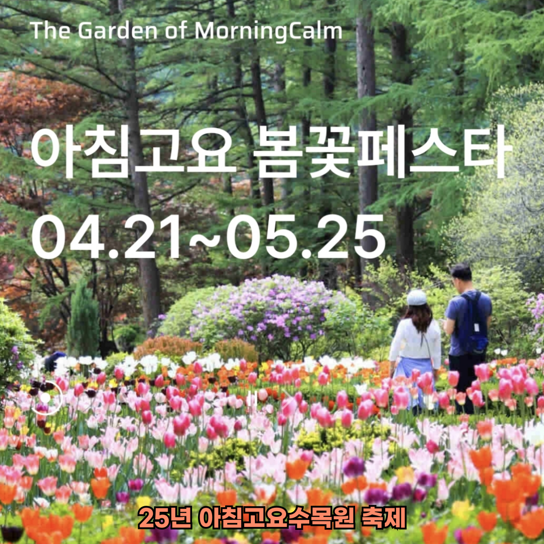 25년 아침고요수목원 축제 