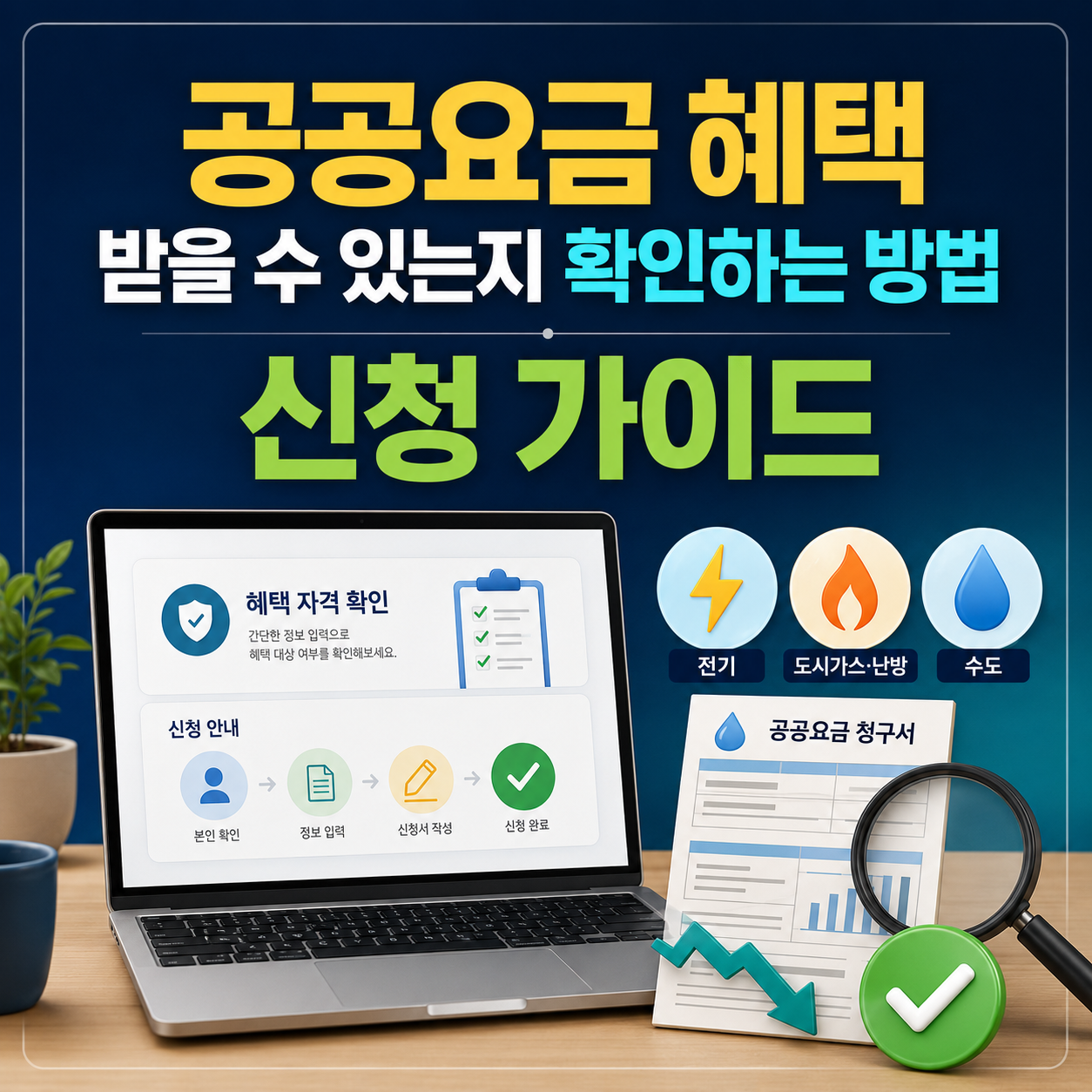 공공요금 관련 혜택을 받을 수 있는지 확인하는 방법과 신청 가이드