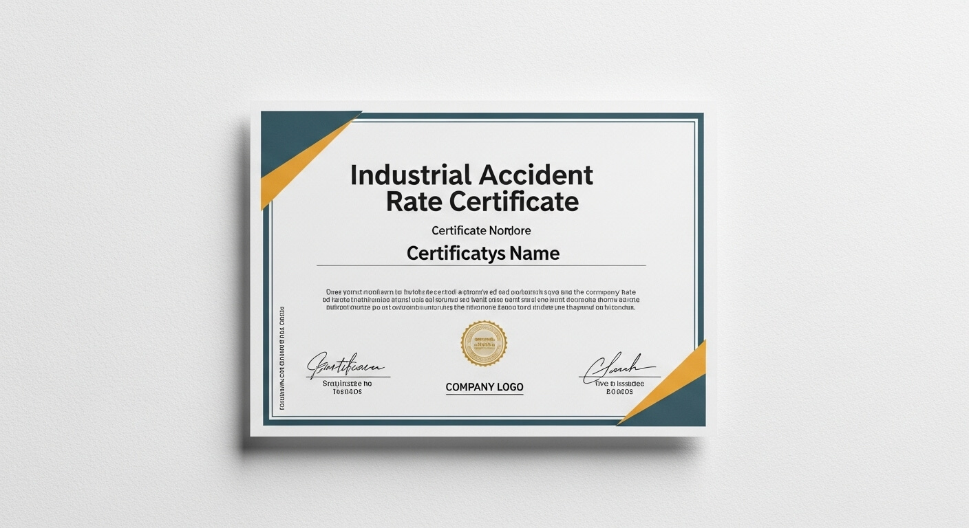 산업재해율 확인서 발급