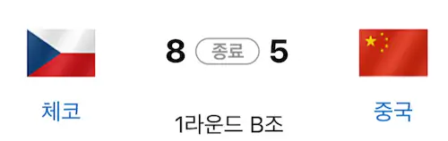 WBC 체코 중국