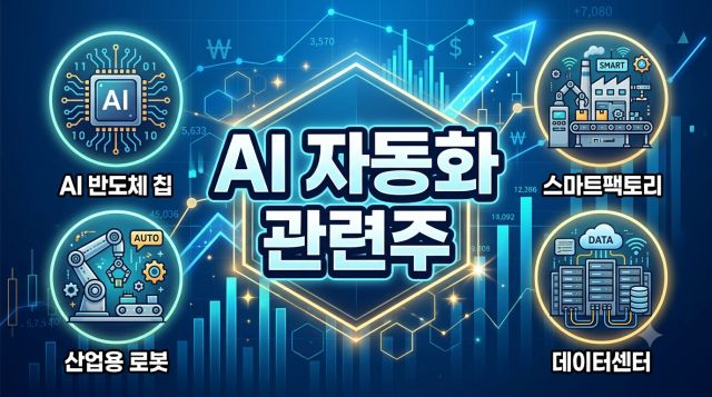 AI 자동화 관련주 2026 투자 포인트와 산업별 수혜 분야 정리