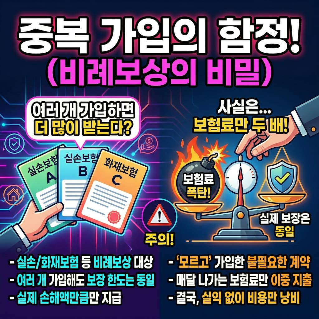 보험 중복 가입 설명 이미지