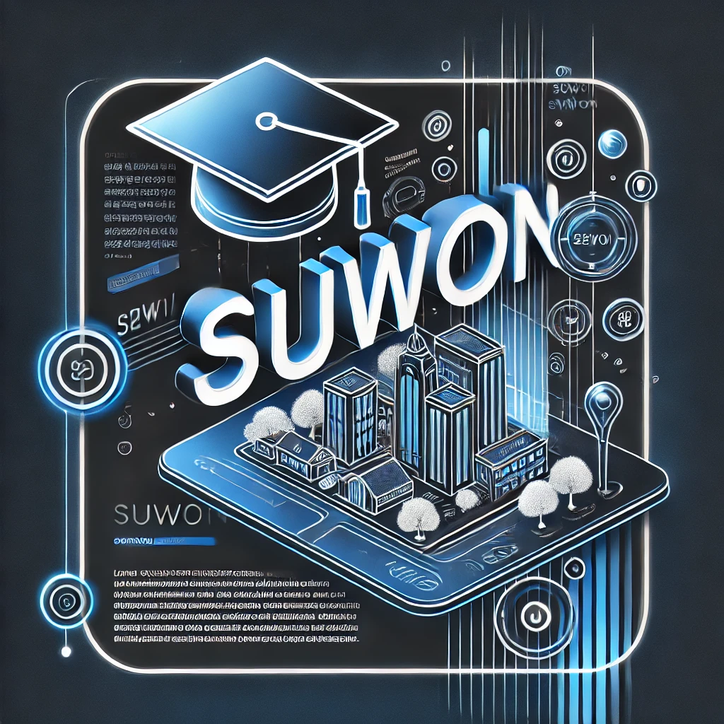 수원시 중학교 순위 지도