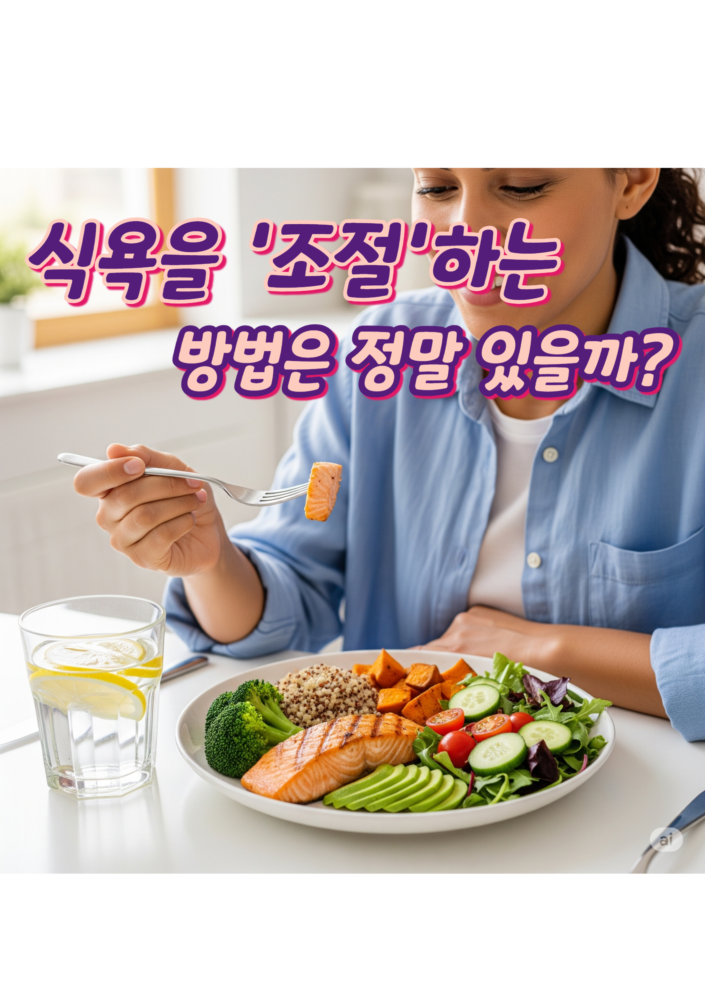 1. 식욕을 '조절'하는 방법은 정말 있을까?