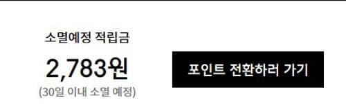 소멸예정적립금