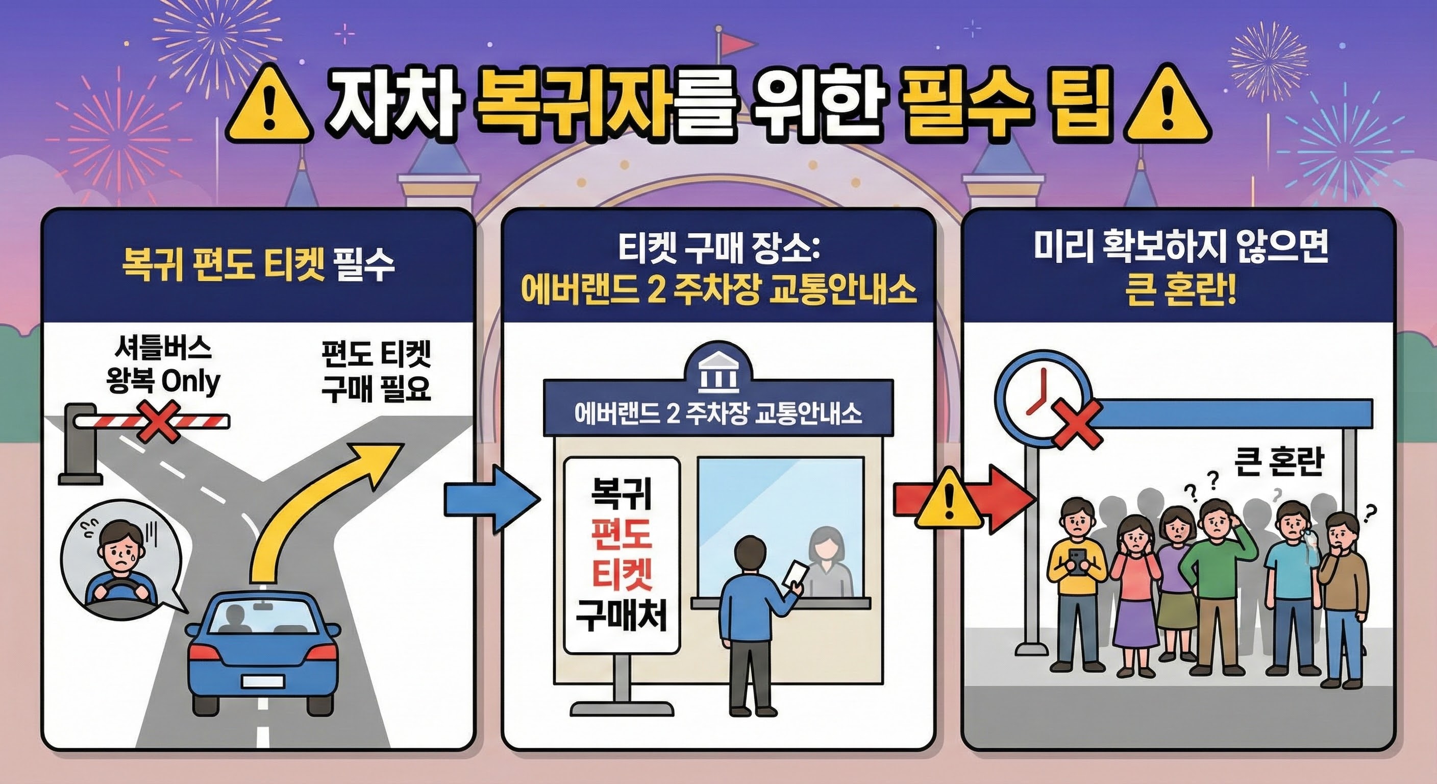 자차 복귀자를 위한 필수 팁