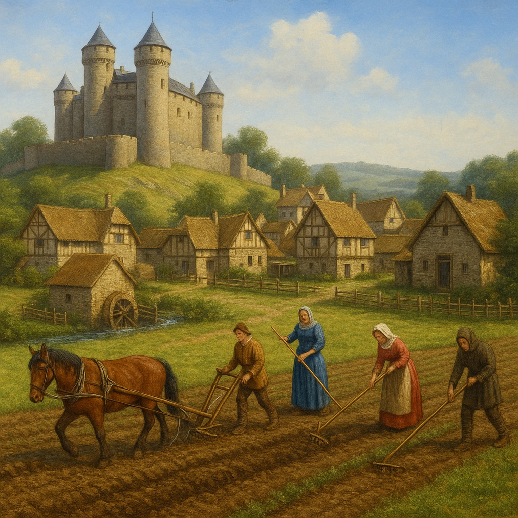 중세 장원 풍경