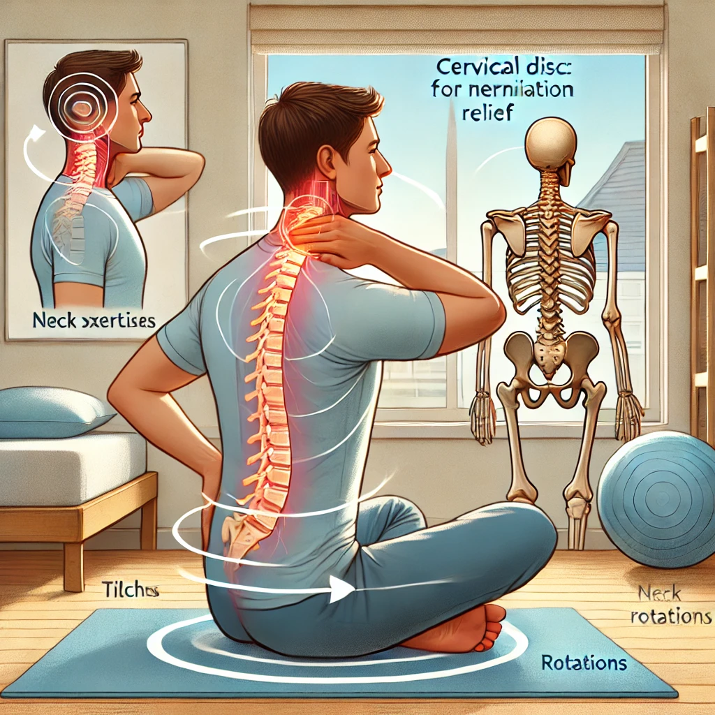 목디스크 운동관련 사진